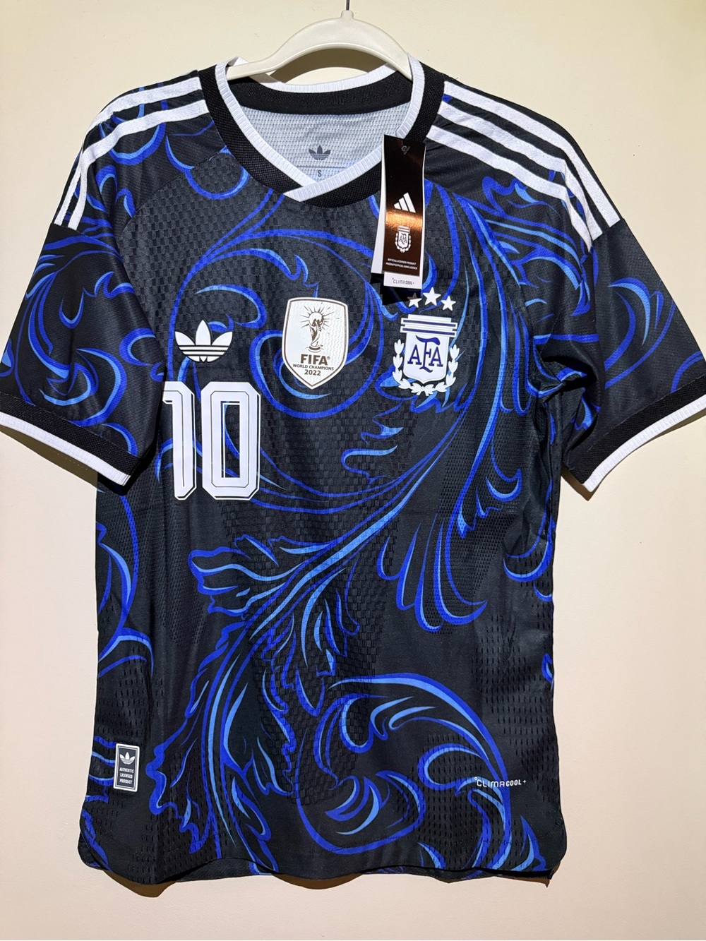 Men’s Argentina Away World Cup Jersey 2026 #10 Messi